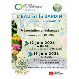 Soirée d'information : L'eau et le jardin, une histoire d'amour