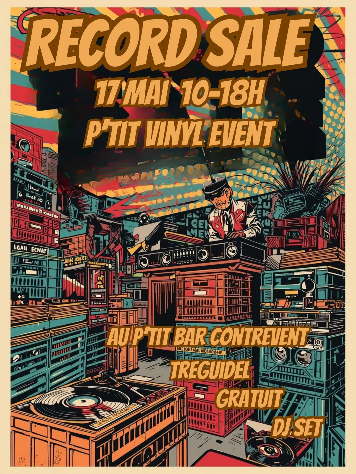 Vente vinyles en directe 