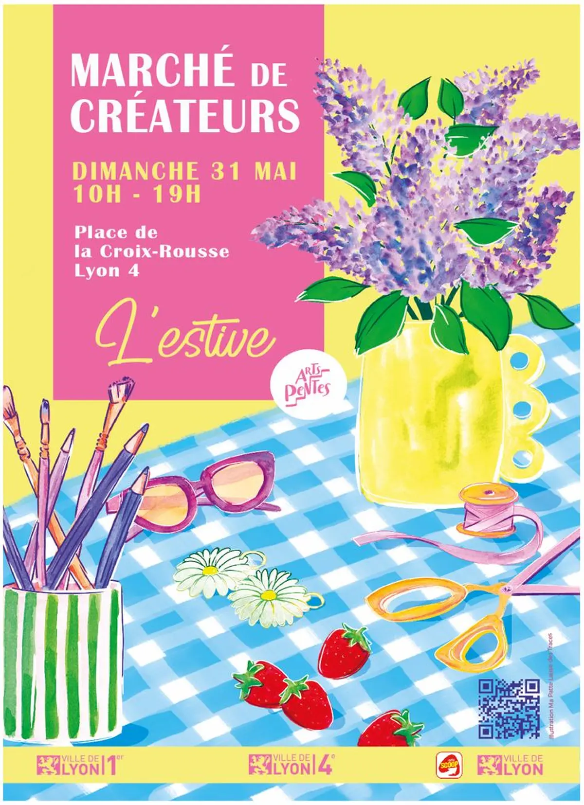 Marché de créateurs L'Estive - Arts Pentes - Lyon 2026