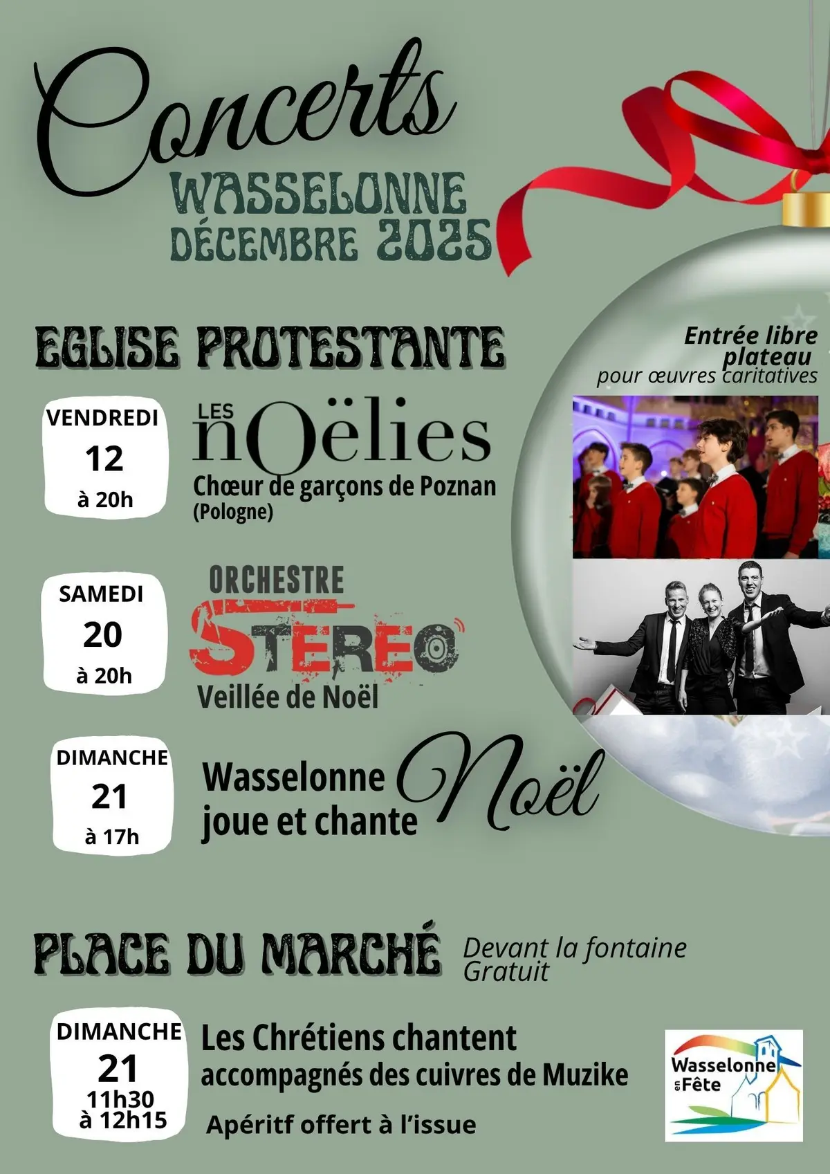 Wasselonne joue et chante Noël 