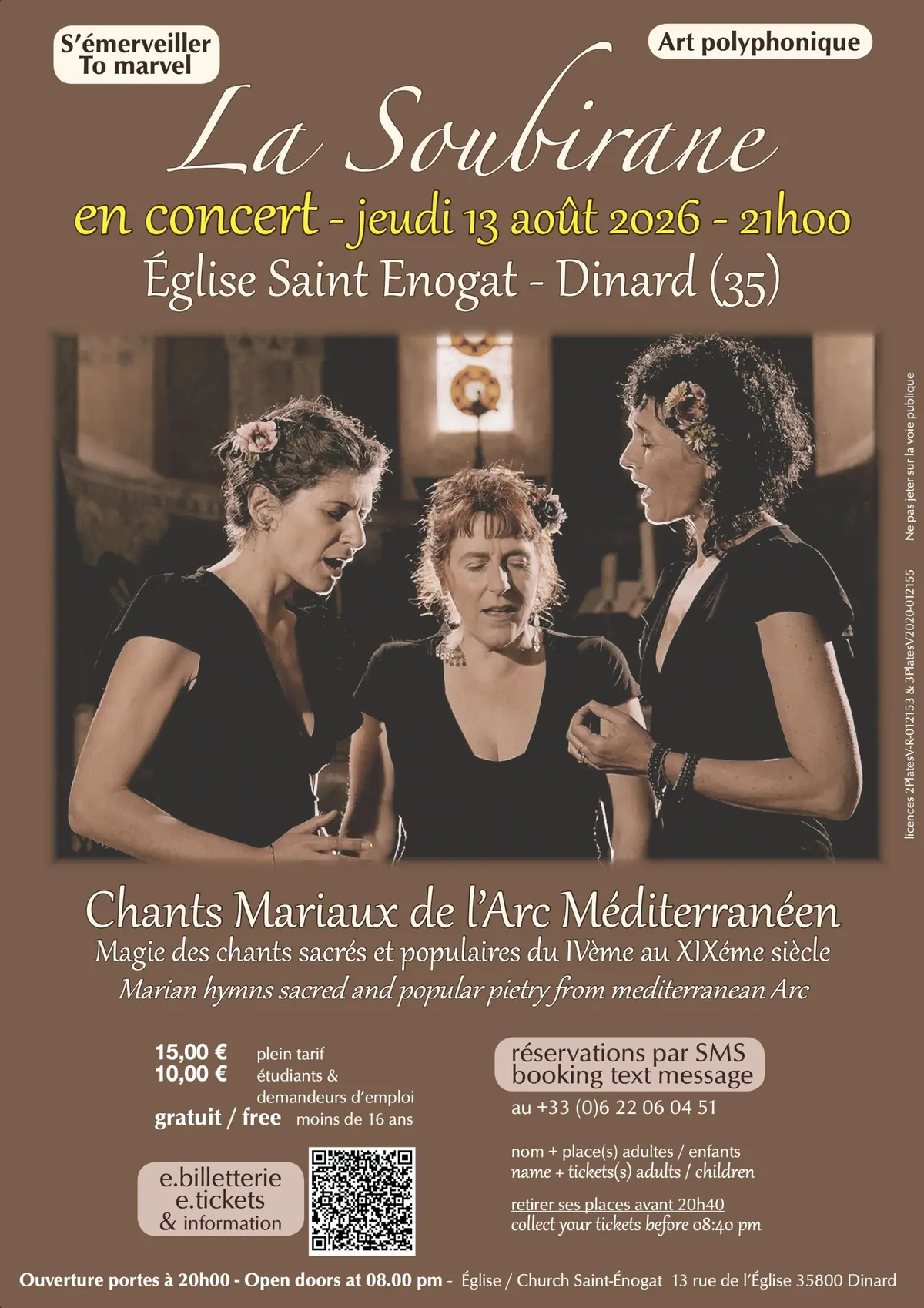La Soubirane Chants mariaux de l'Arc méditerranéen S'émerveiller - polyphonies