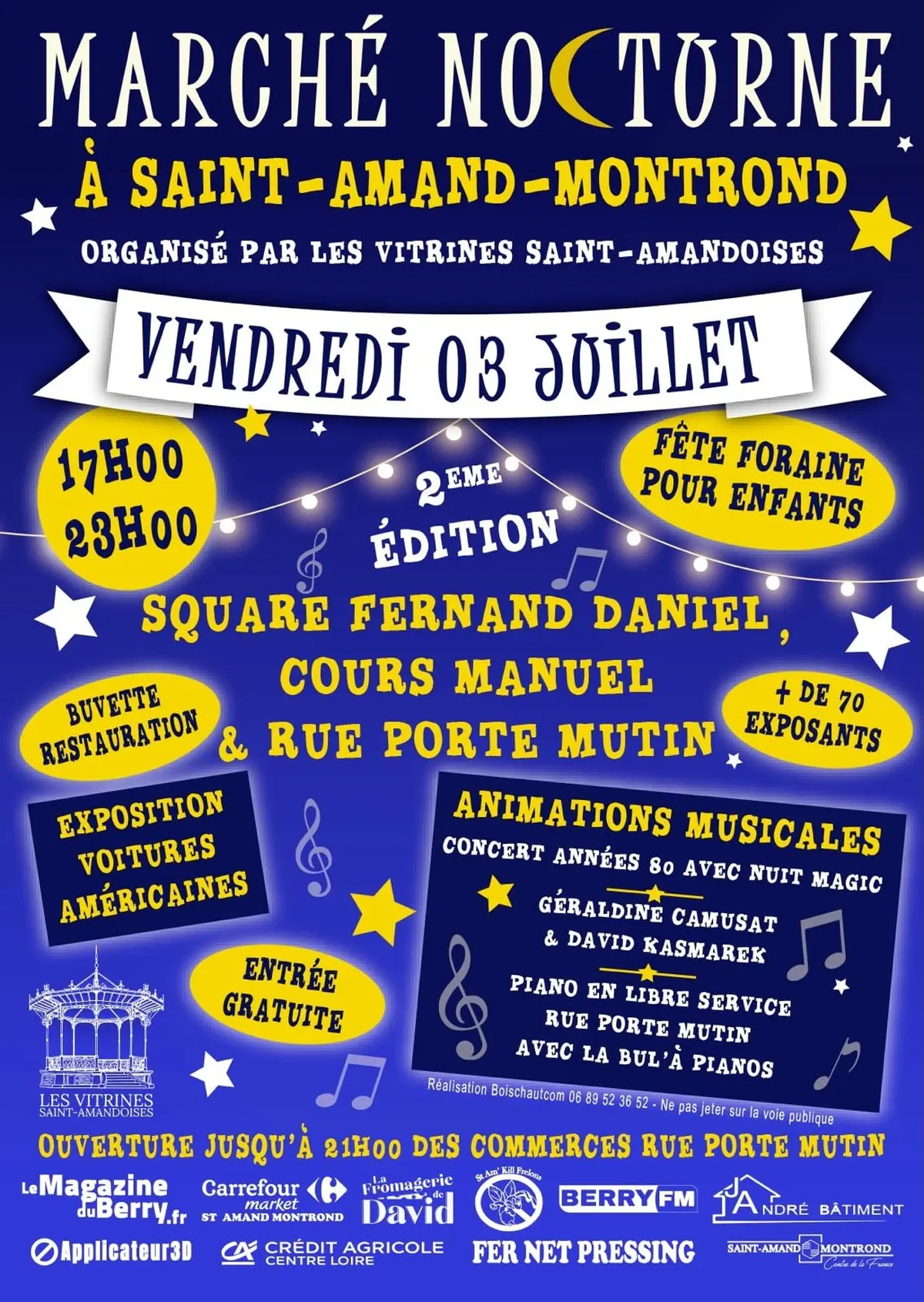 Marché Nocturne à Saint-Amand-Montrond