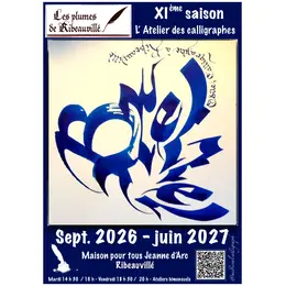 XI° Saison d'ateliers de calligraphie gothique - Les plumes de Ribeauvillé