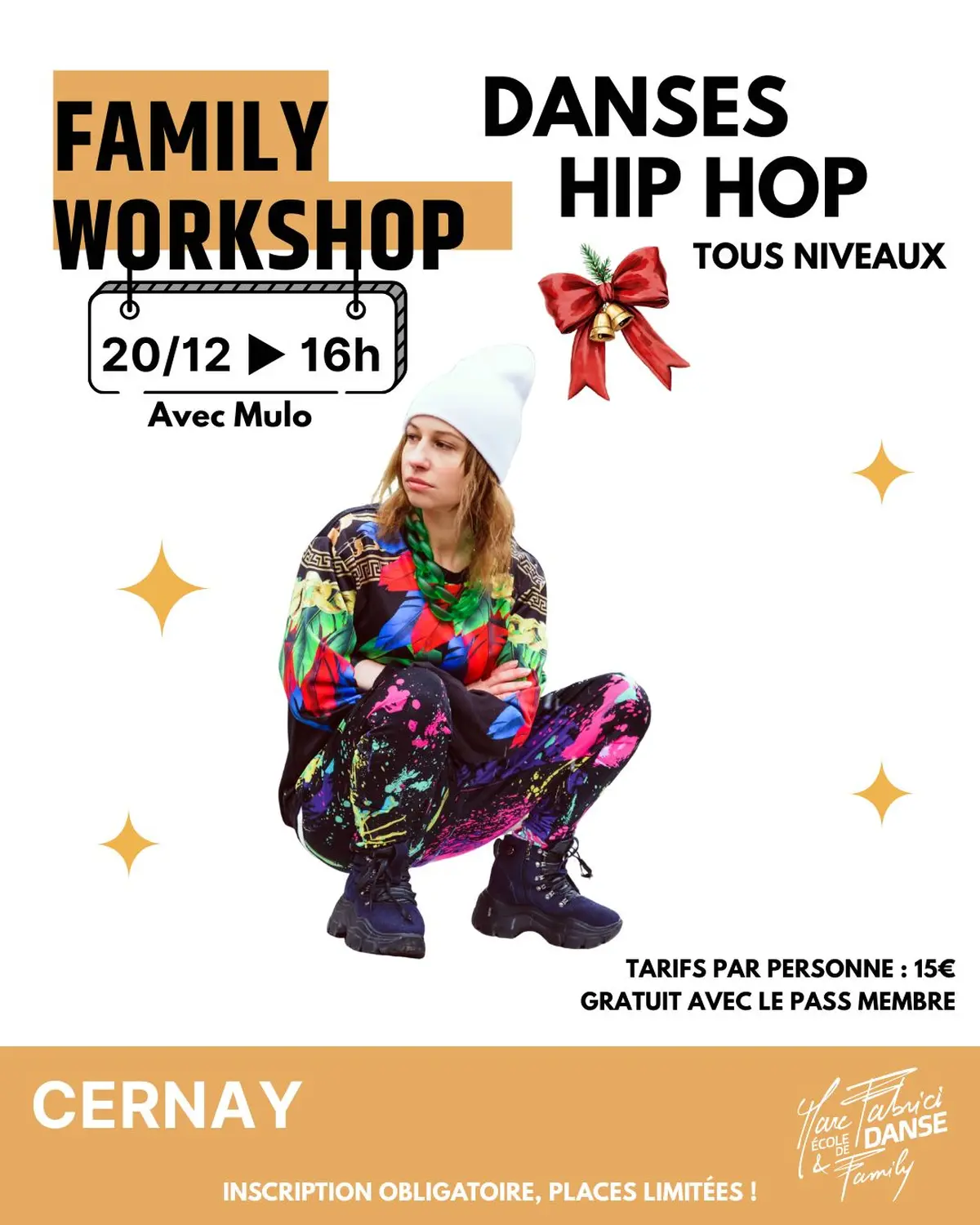 Stage Danses Hip Hop – Spécial Noël à Cernay