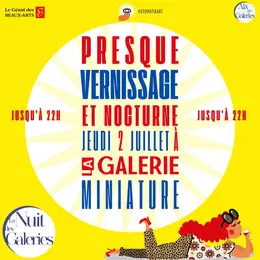Un presque vernissage en nocturne