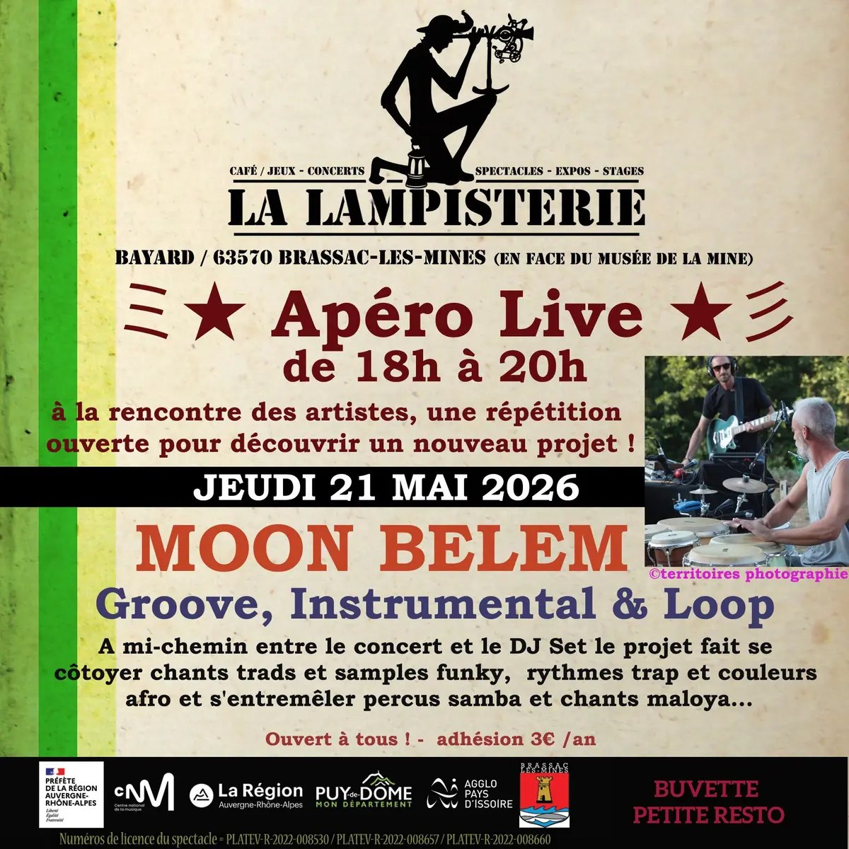 Apéro live - Moon Belem