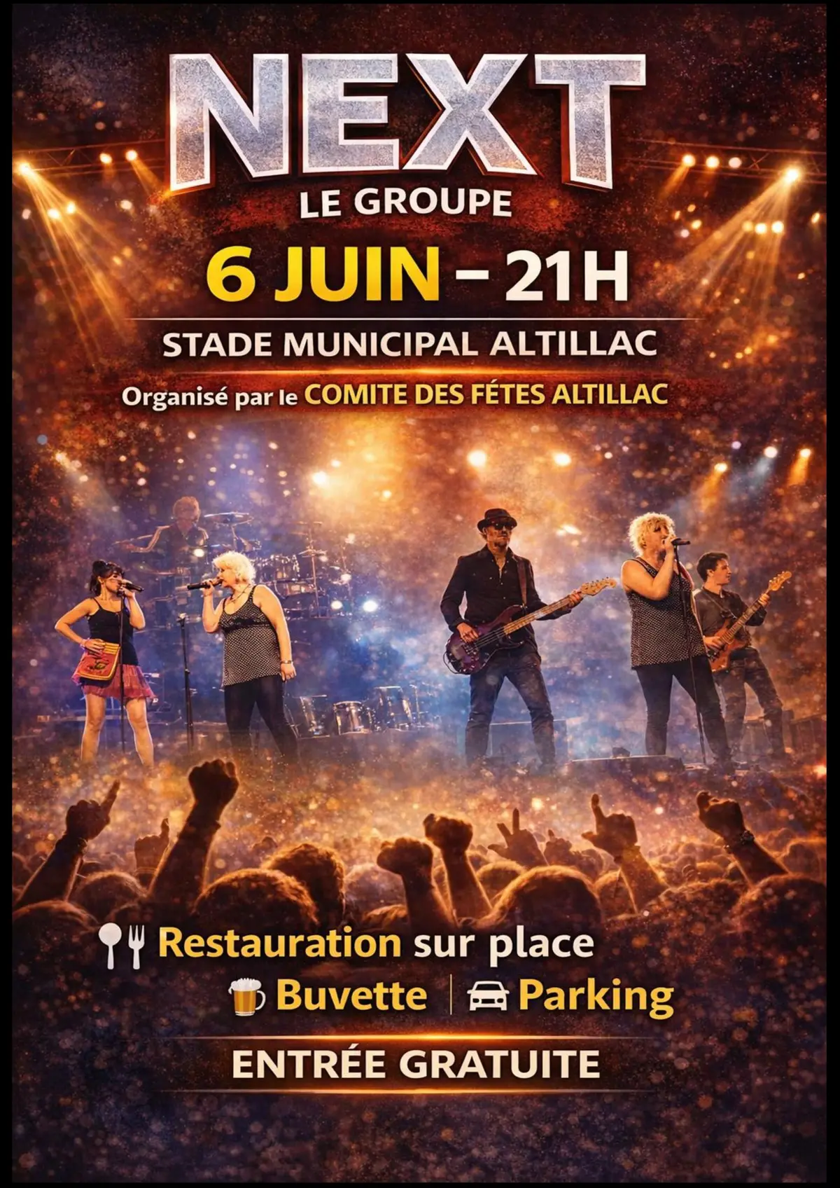 Concert Next le groupe 