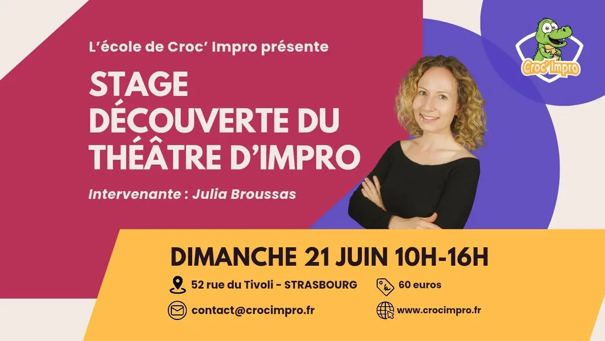 Stage découverte du théâtre d’improvisation 