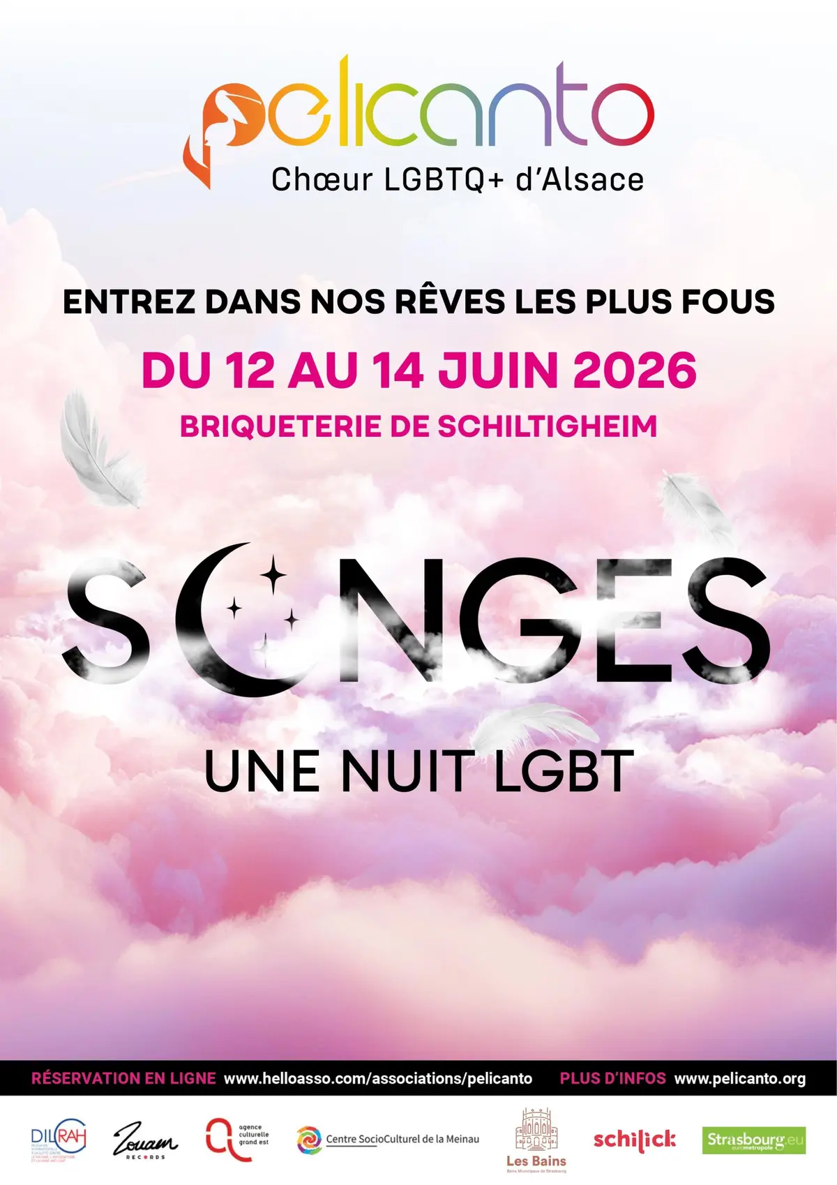 Spectacle Songes : une nuit LGBT par Pelicanto 2026