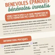 Bénévoles épanouis, bénévoles investis