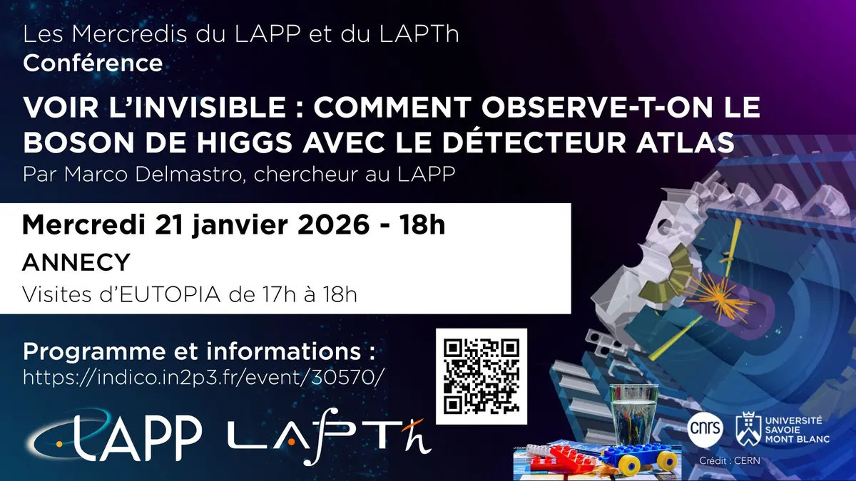 Conférence et visites : voir l’invisible avec le détecteur Atlas
