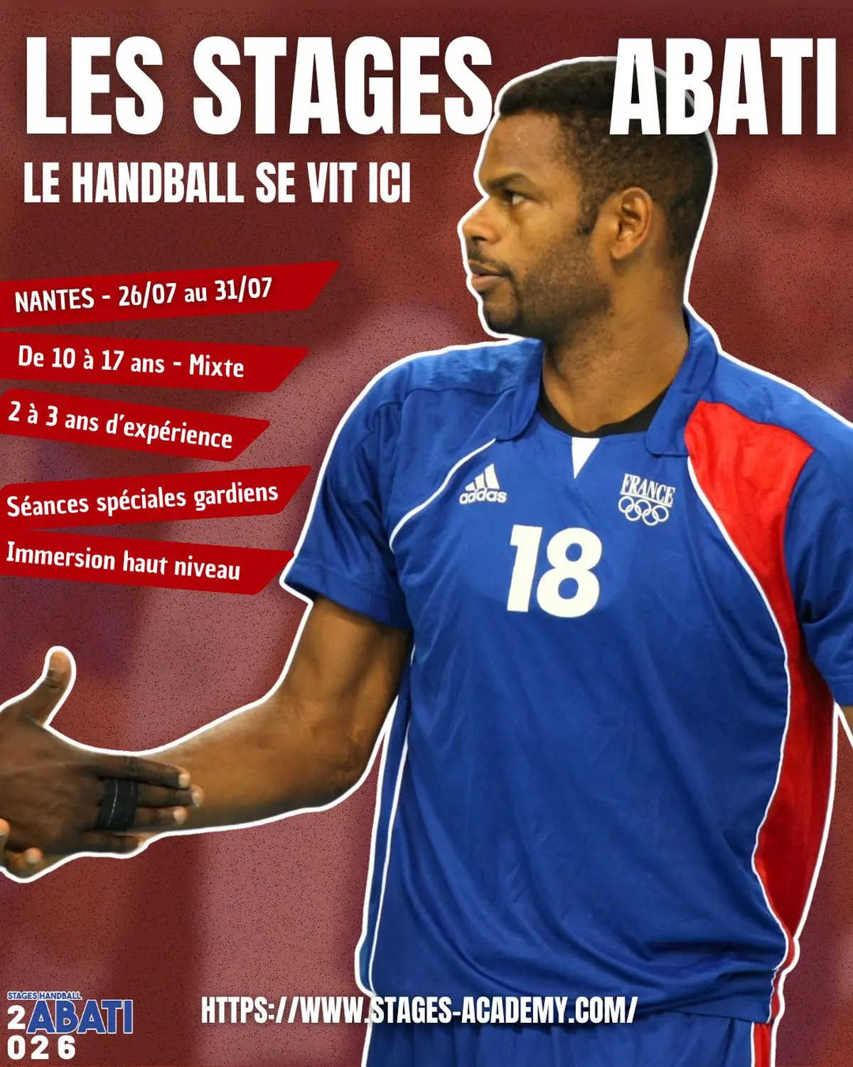 Stage de handball avec Joël Abati - Nantes