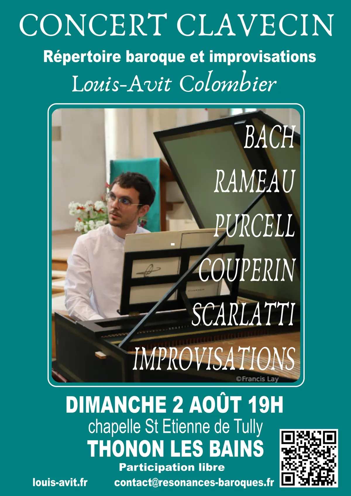 Voyage baroque pour clavecin