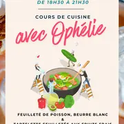 Cours de cuisine avec Ophélie