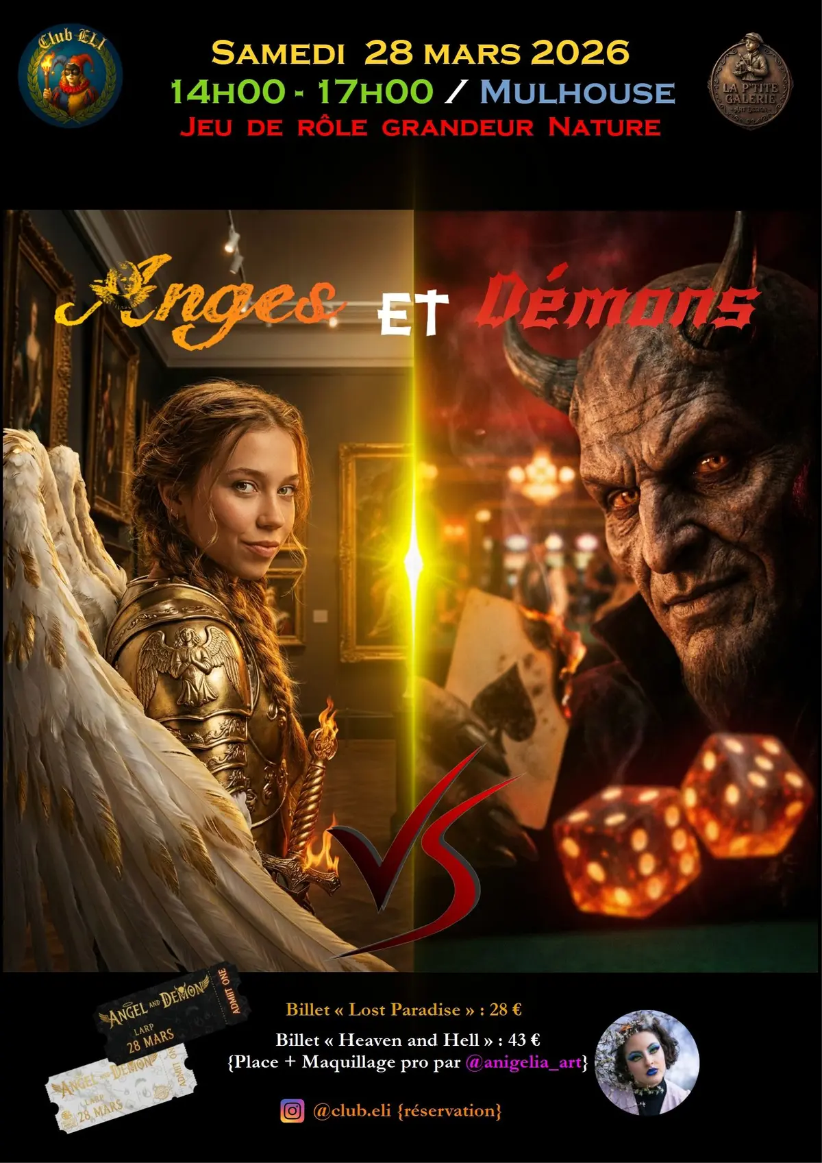 ANGES & DÉMONS : Murder Party céleste