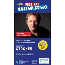 Festival Culturissimo - Lecture de Laurent Stocker