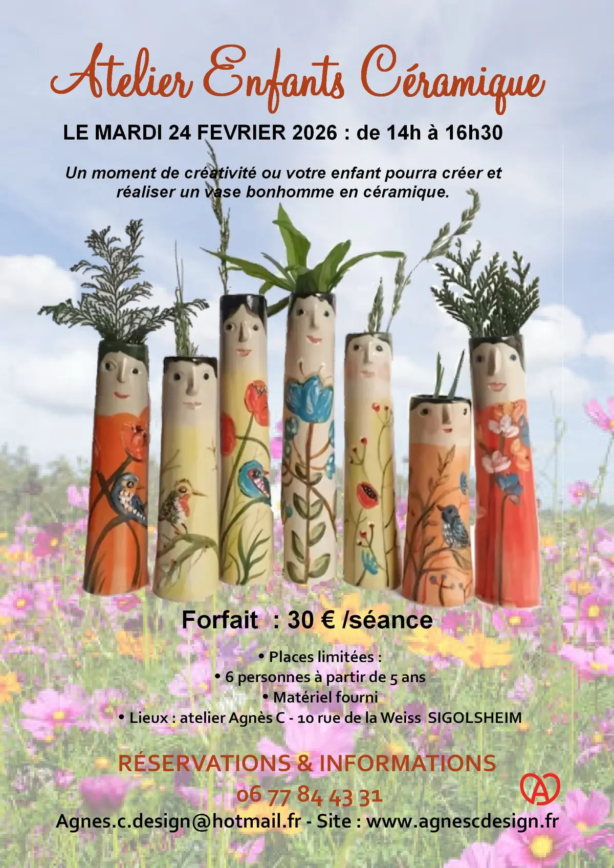 Ateliers Céramique & Dessin Enfants