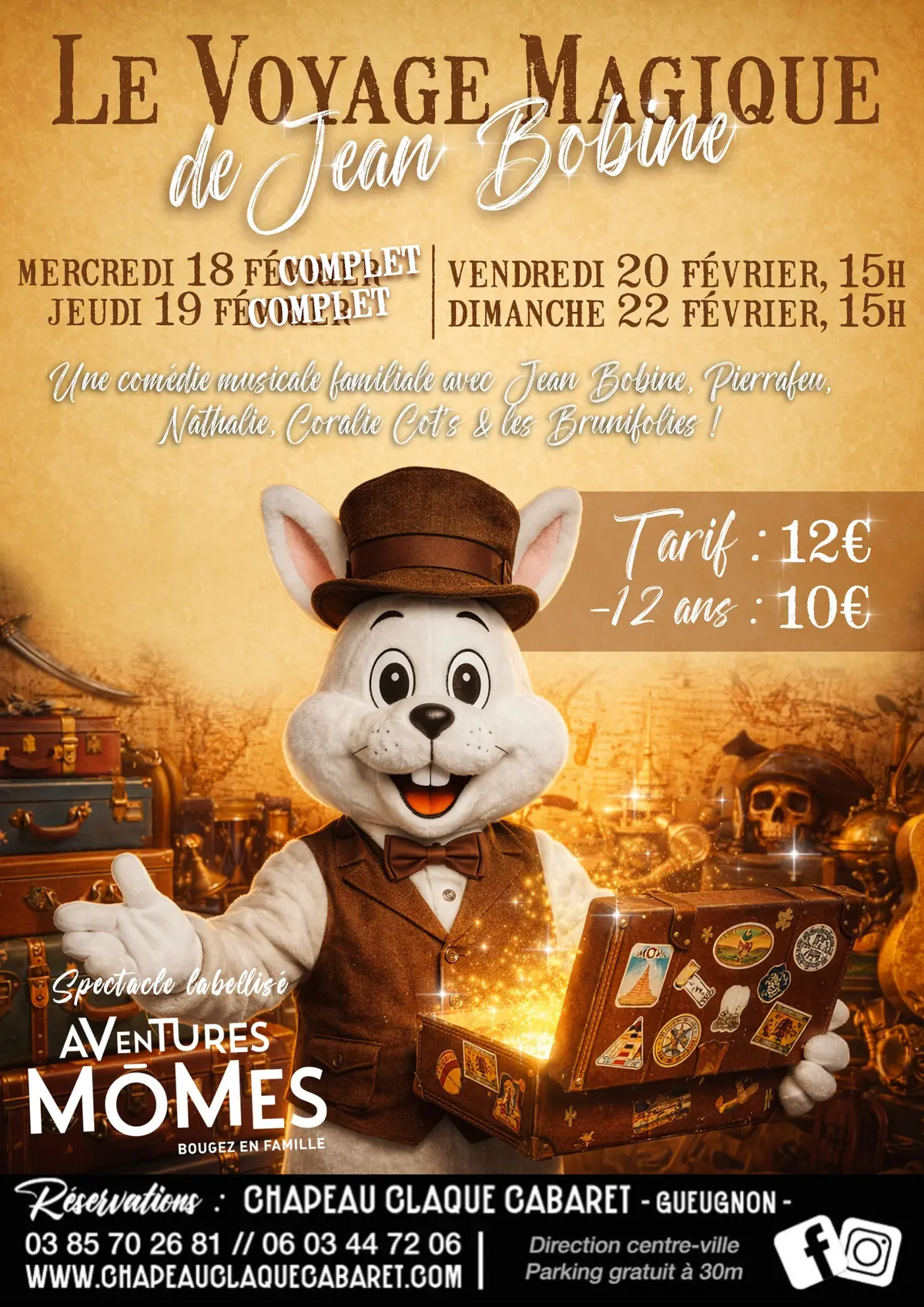 Le voyage magique de Jean Bobine ! - Spectacle Familial de Carnaval