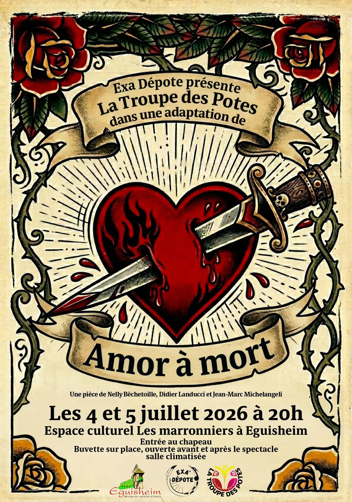 Amor à mort par la Troupe des Potes