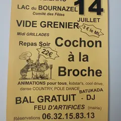 Fête du 14 juillet au lac de bournazel seilhac