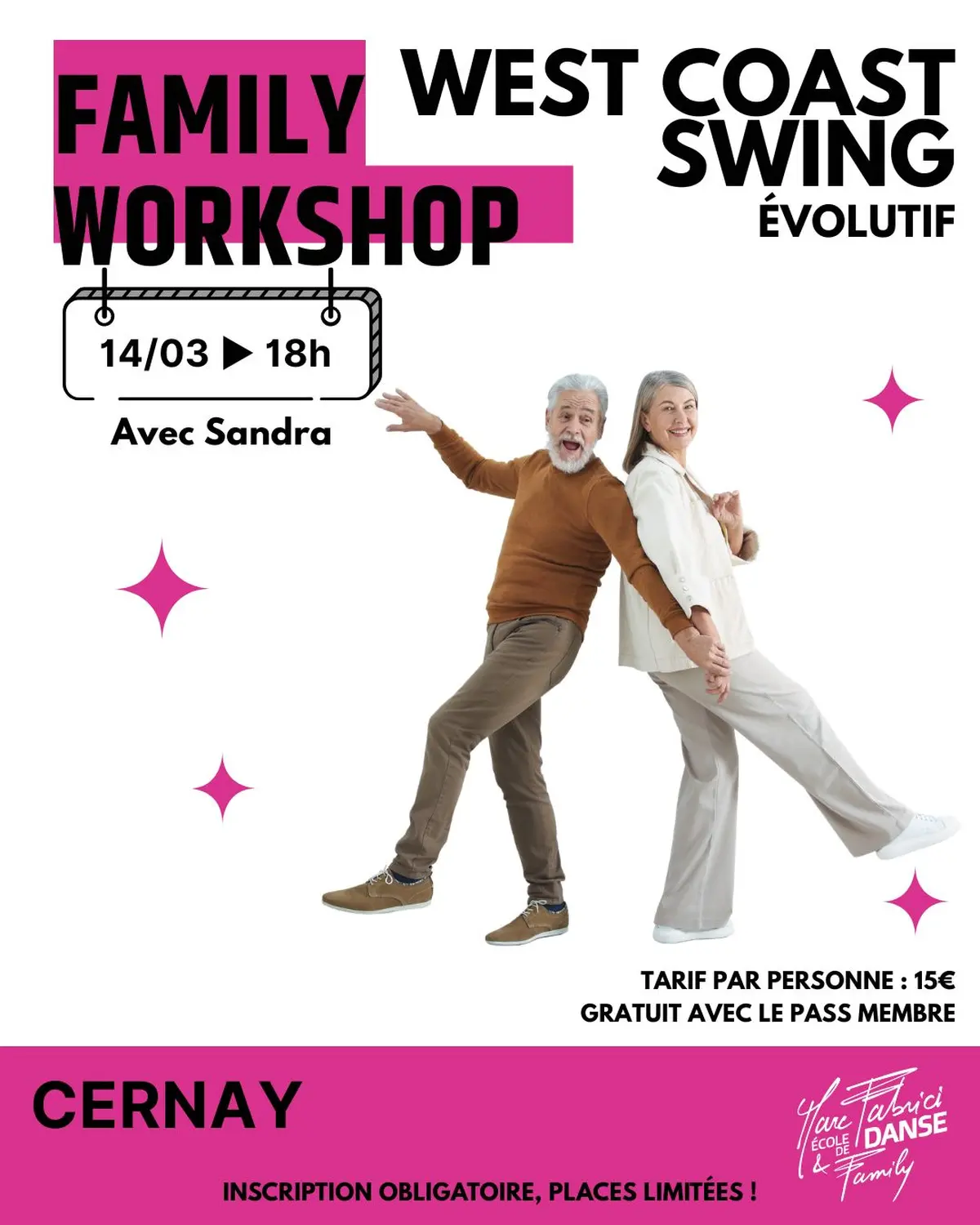 Family Workshop – West Coast Swing (Niveau évolutif)