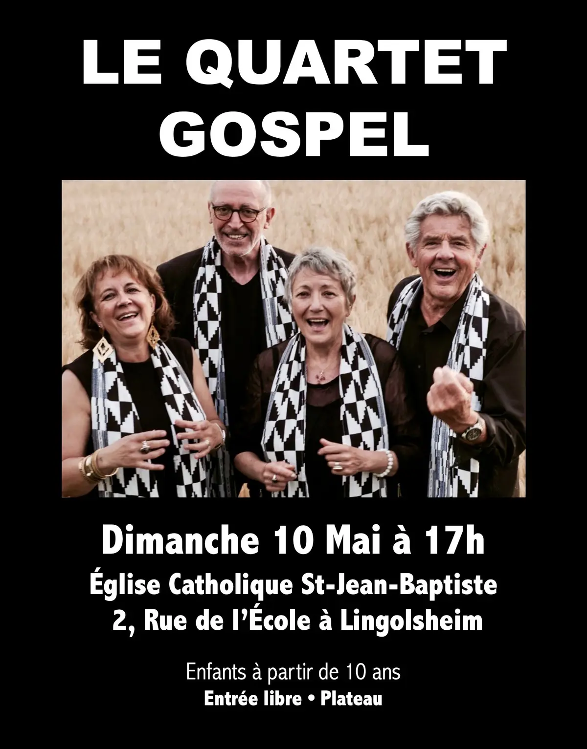 Concert du Quartet Gospel 