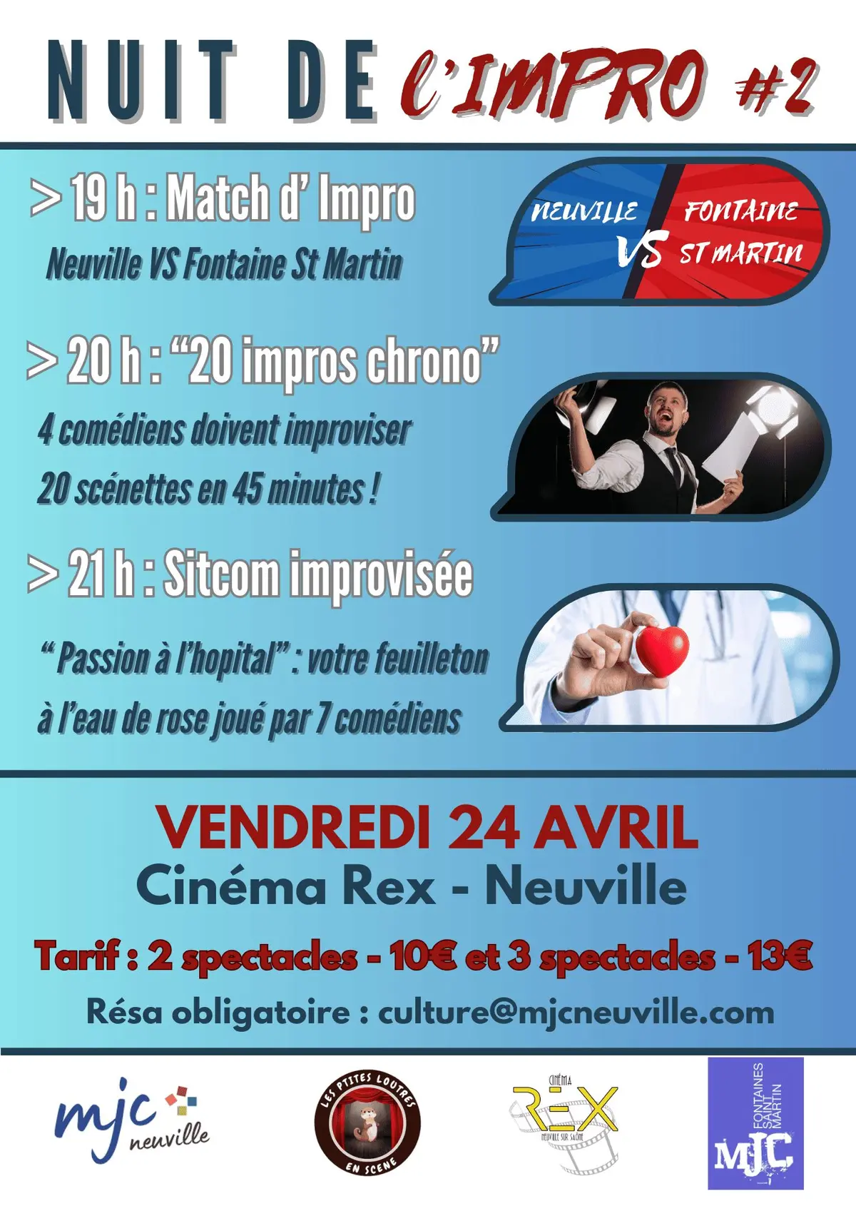 2ème Nuit de l'impro de Neuville-sur-Saône