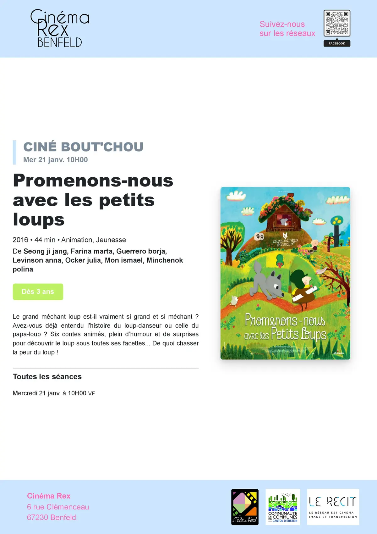 Bout'chou : promenons nous avec les petits loups