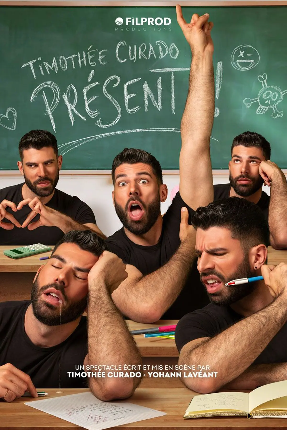Timothée Curado dans son spectacle Présent !