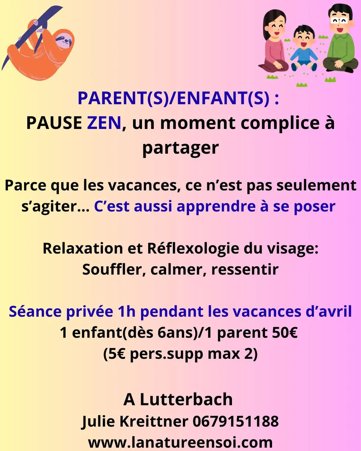 Relaxation parents/enfants