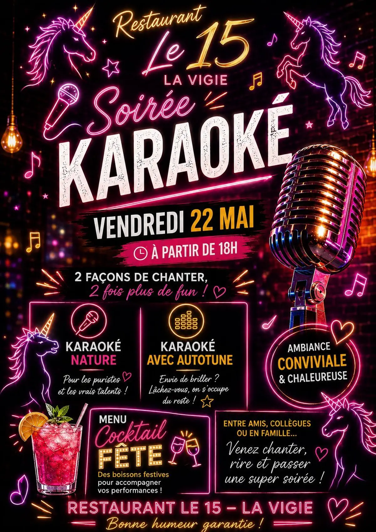 Soirée Karaoké avec ou sans Autotune 
