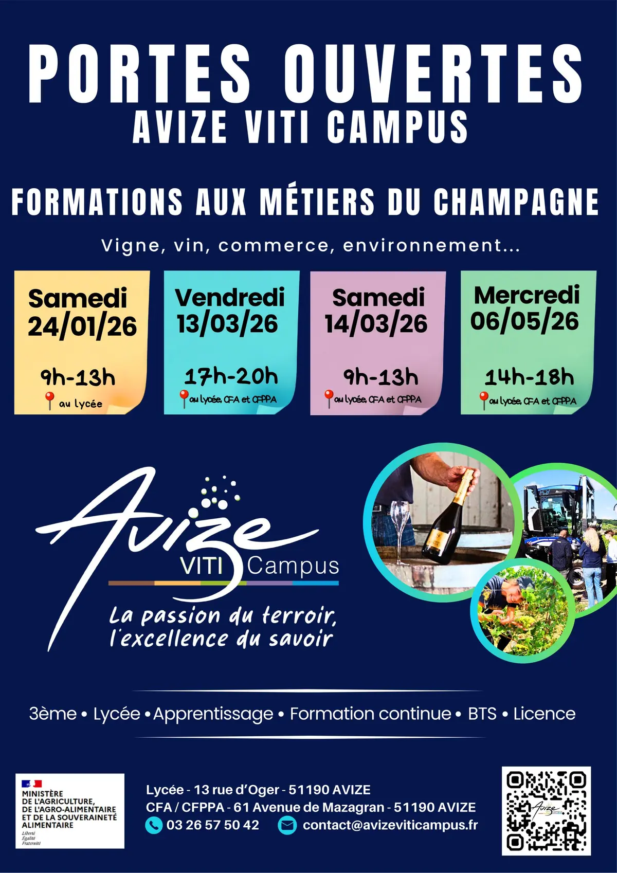 Portes ouvertes à Avize Viti Campus