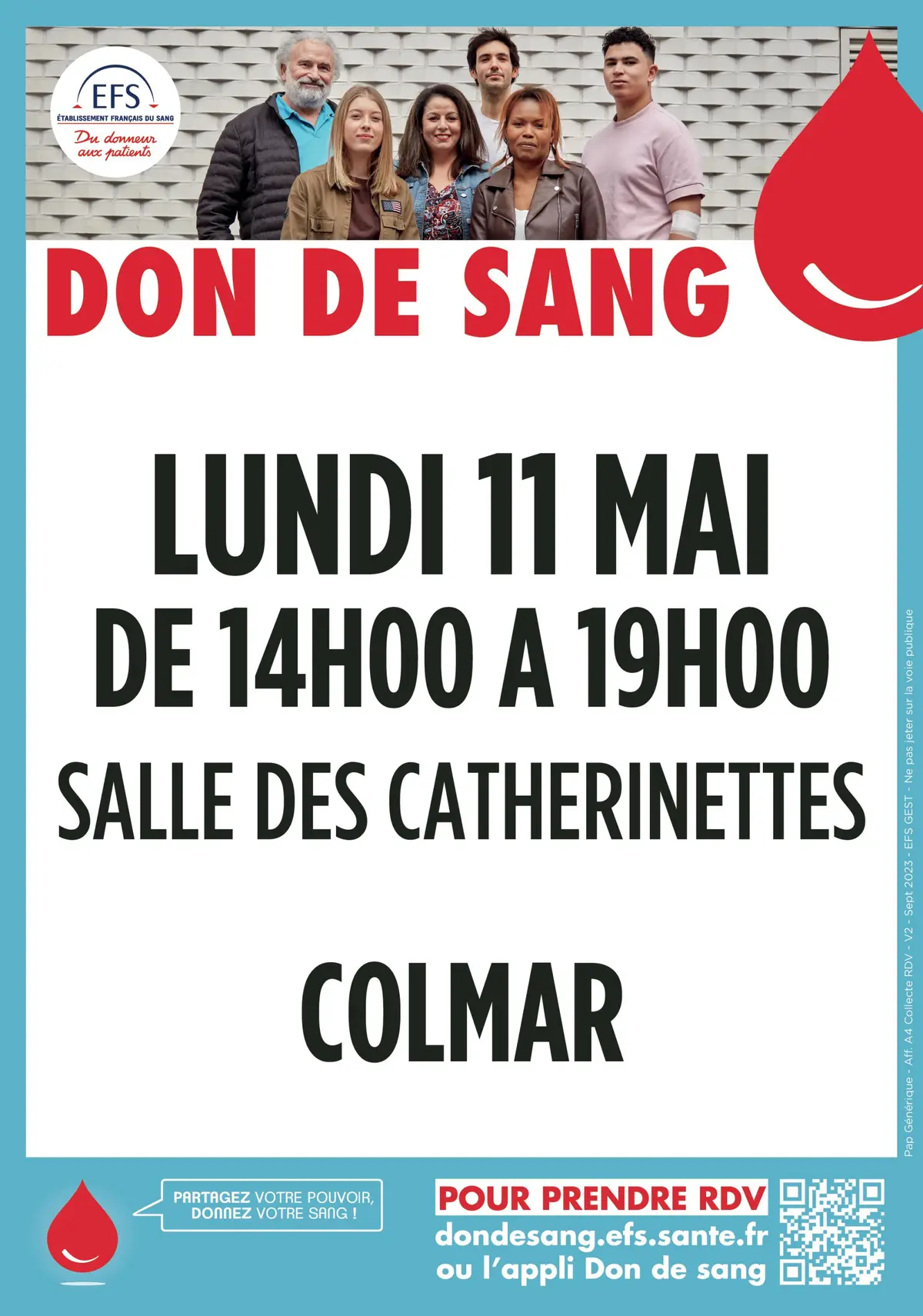 Don de Sang à Colmar