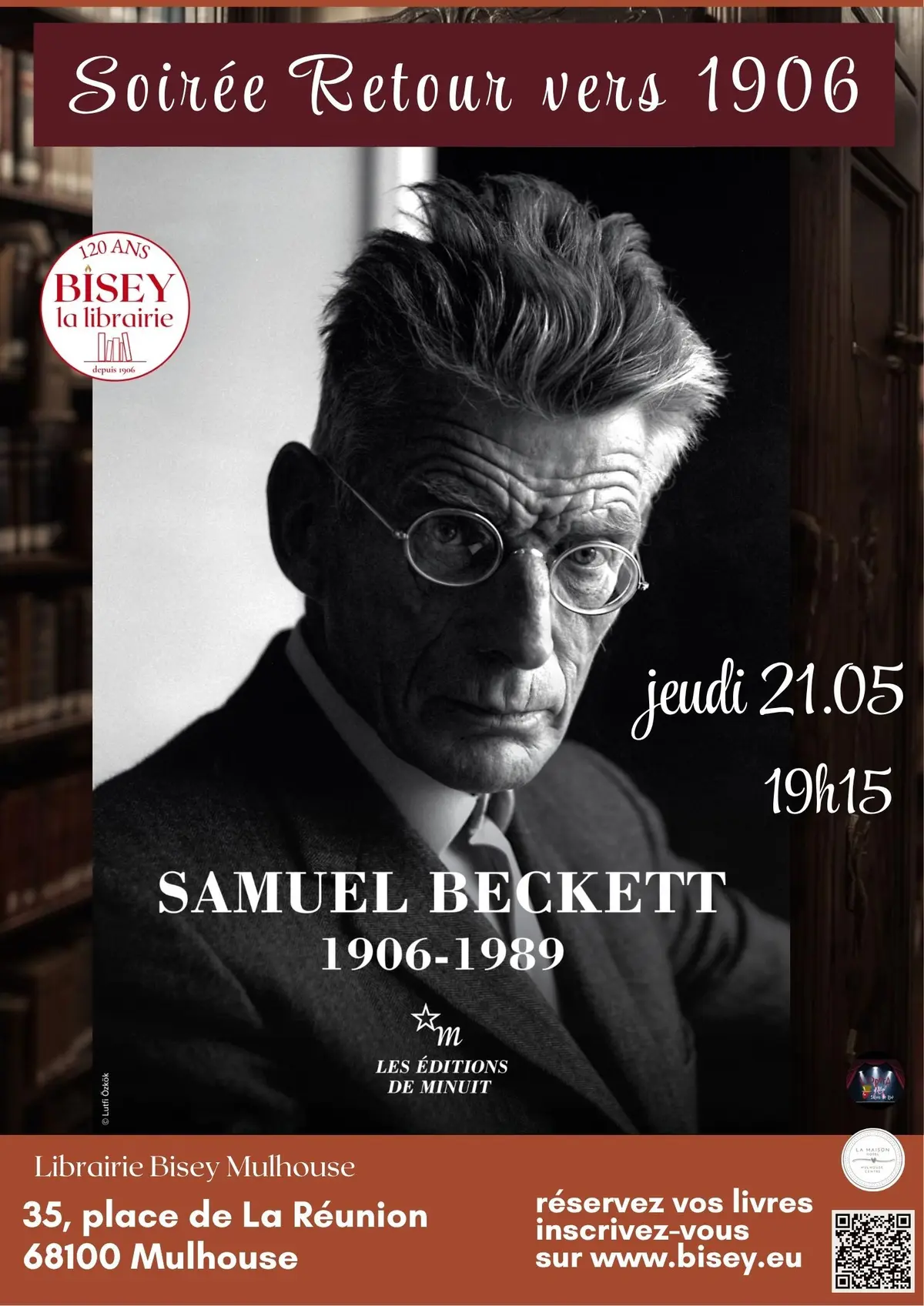 120 ans ... Et toujours debout ! Samuel Beckett - Soirée littéraire 
