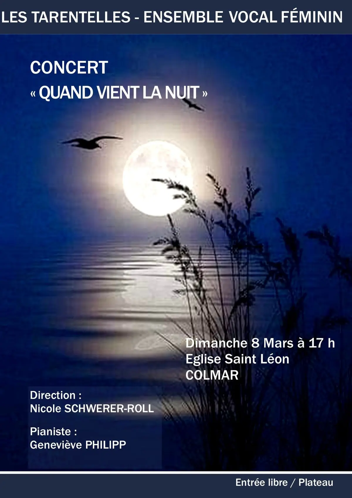 Concert  Quand vient la nuit