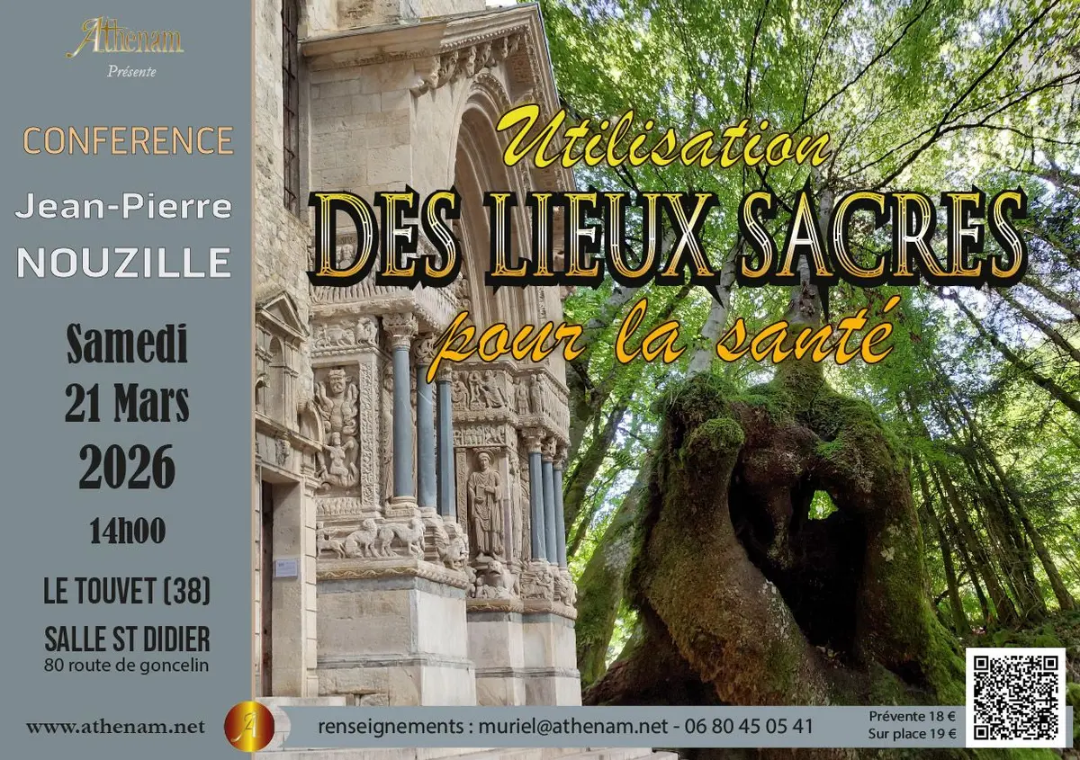 Conférence Les lieux sacrés pour la santé Jean-Pierre Nouzille