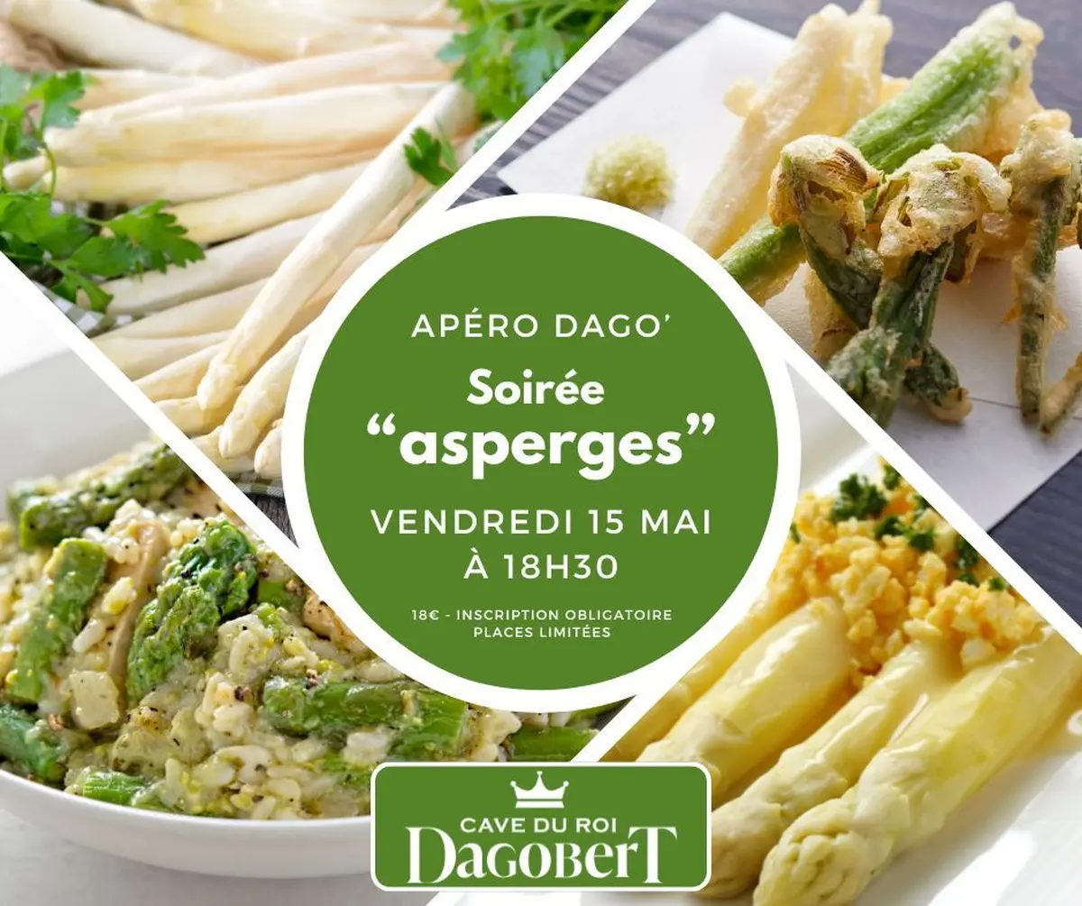 Apéro Dago' : asperges et vins d'Alsace