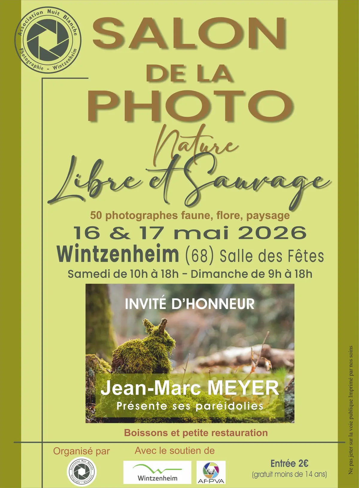 7ème Salon de la Photo Nature Libre et Sauvage 2026