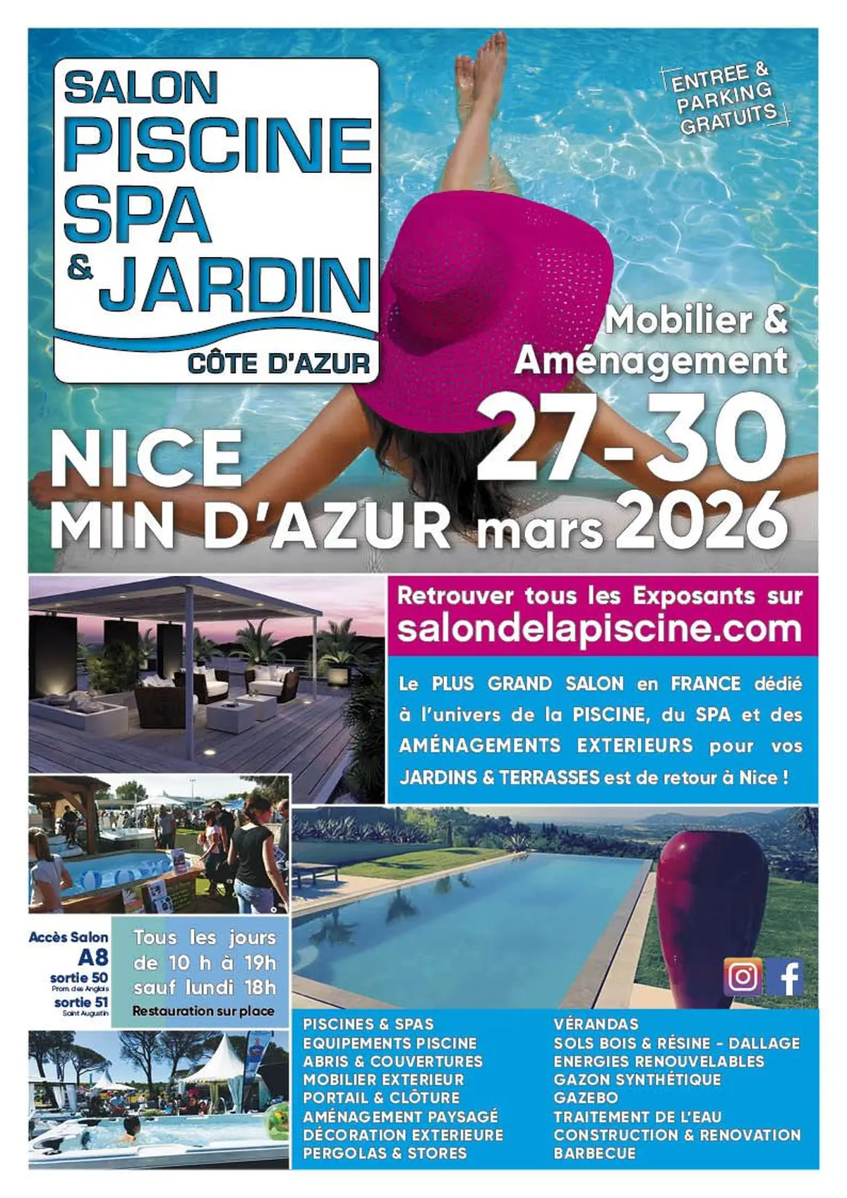 Salon Piscine Spa & Jardin Nice côte d'Azur