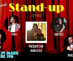 Spectacle d\'humour avec 6 stand-upeurs