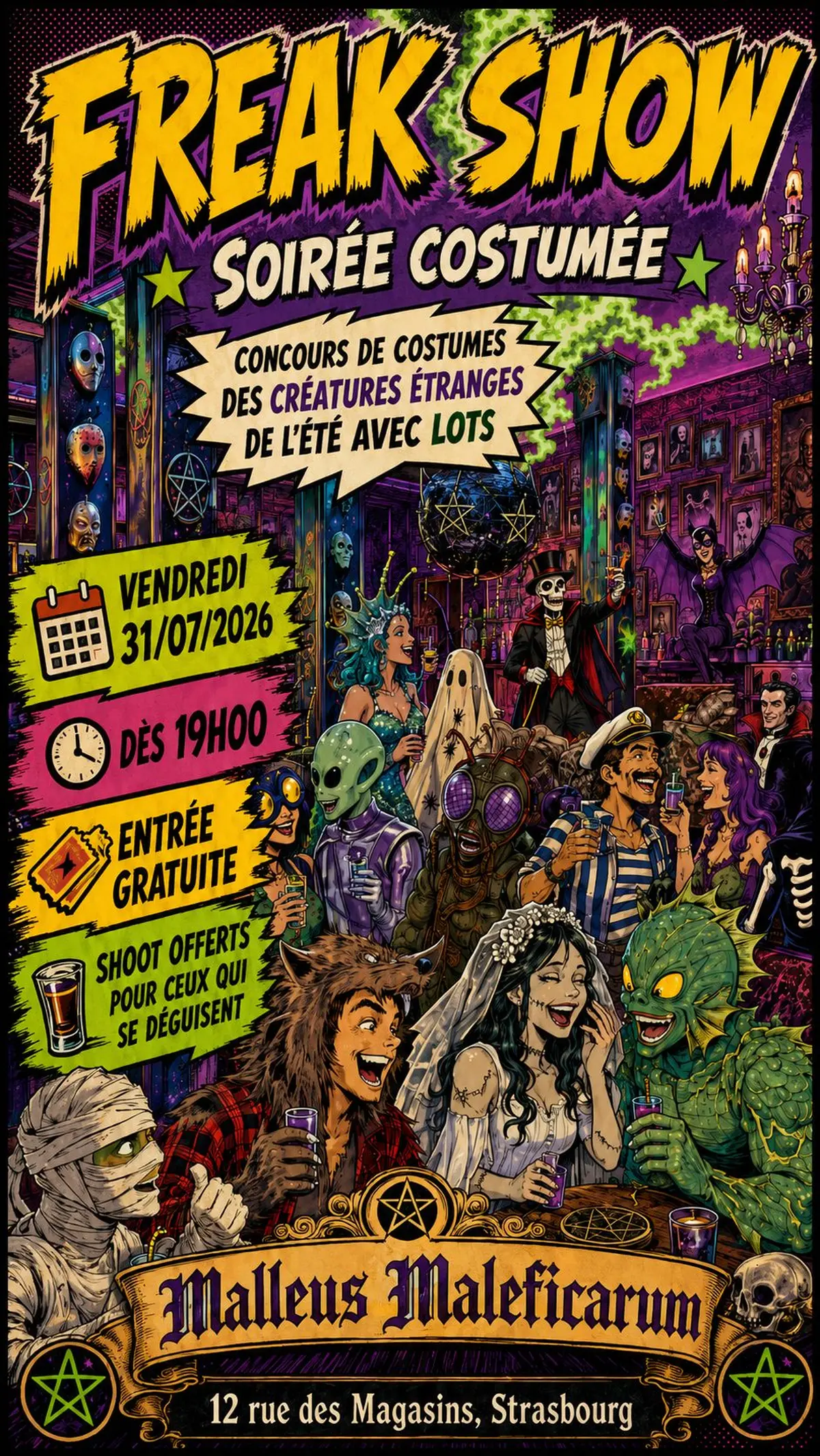 Freak Show - Soirée costumée estivale