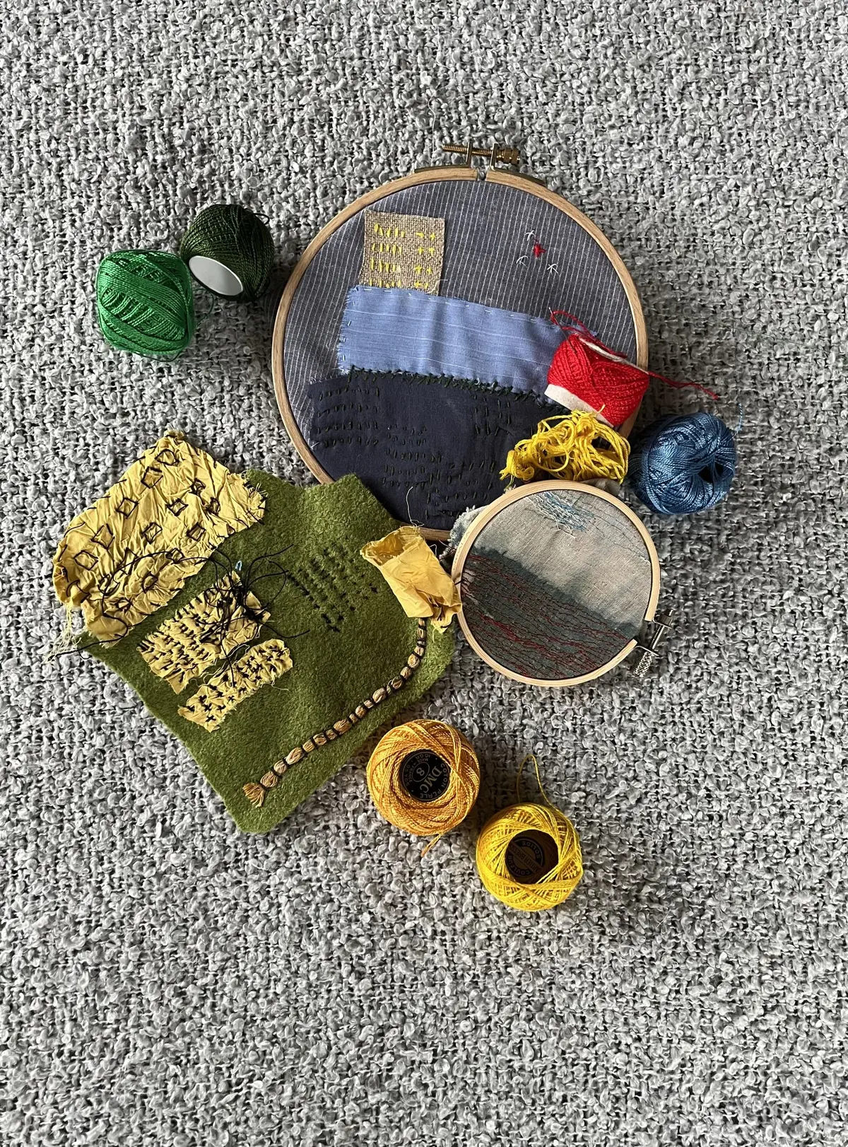 Atelier de broderie - Paysages brodés