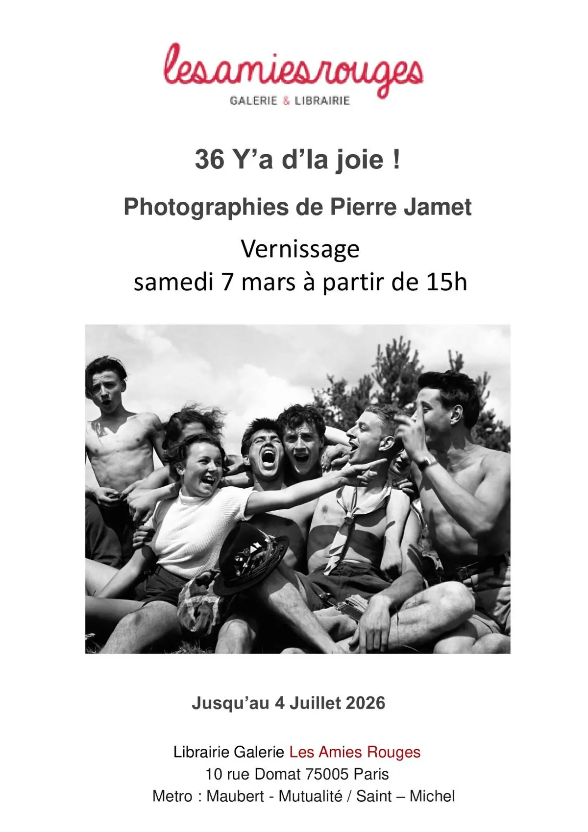 Exposition de photographies: 36 Y'a d'la joie !