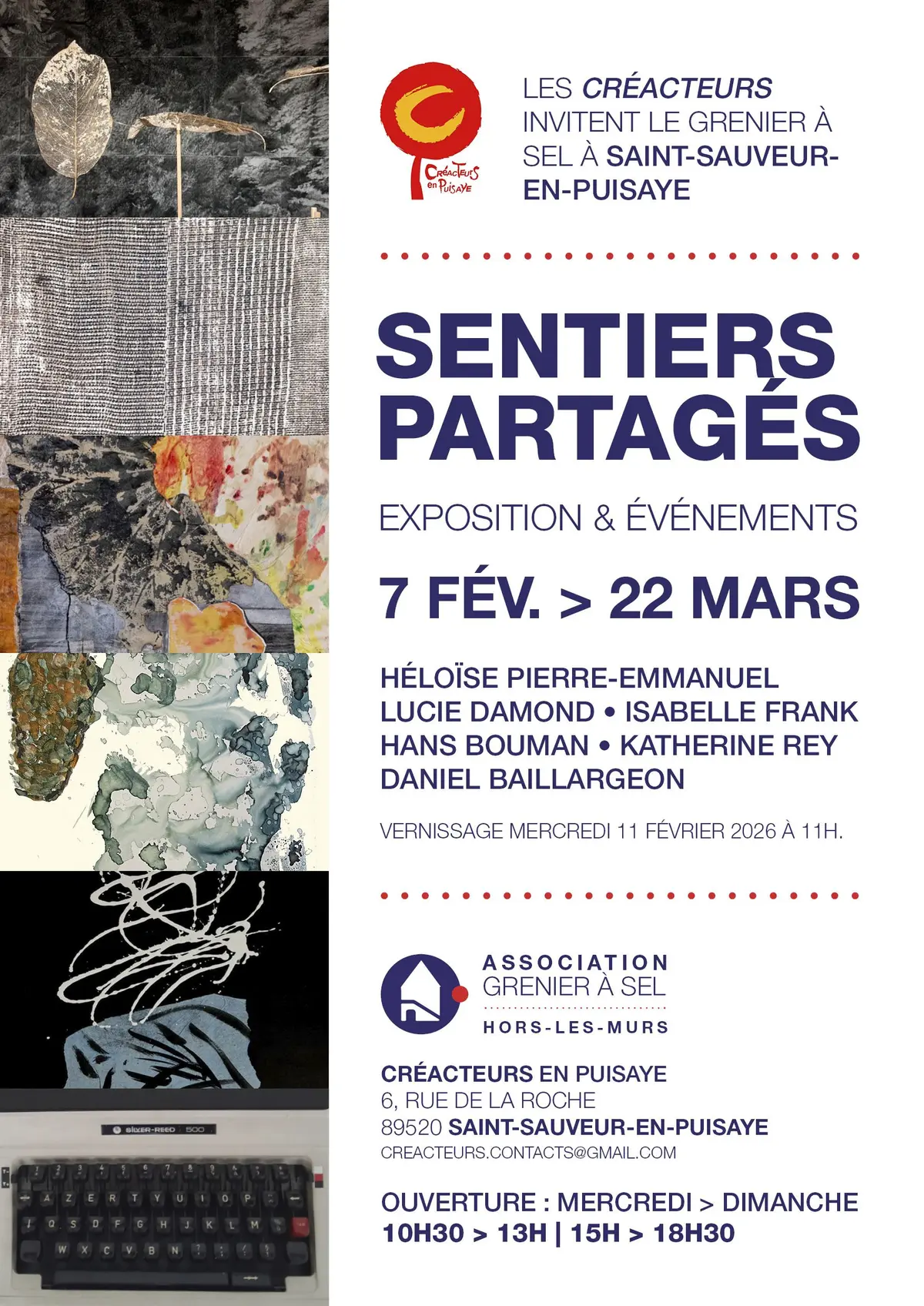 Exposition et événements sentiers partagés 