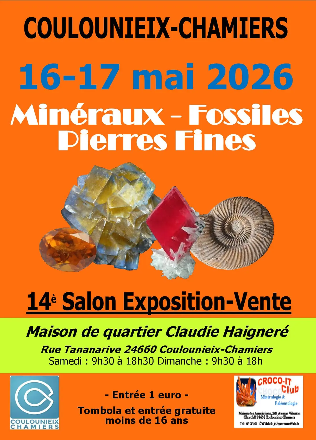 14 ème salon de la mineralogie