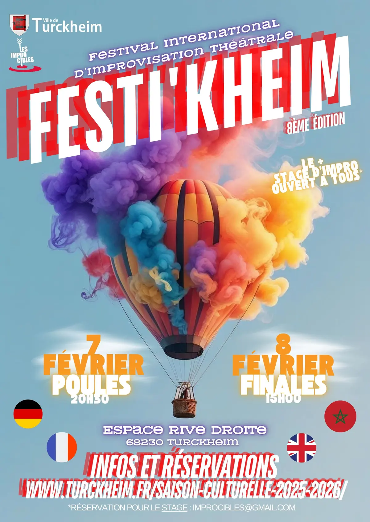 Festi'kheim 8 - Festival International d'Improvisation Théâtrale 