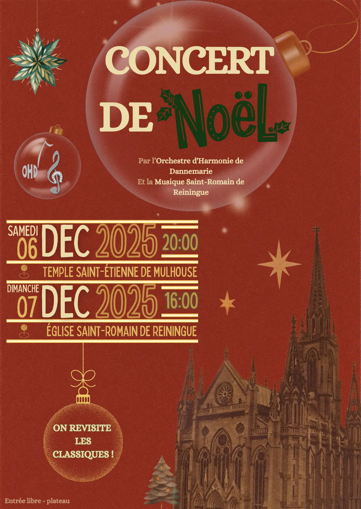 Concert ,Variations sur Noël