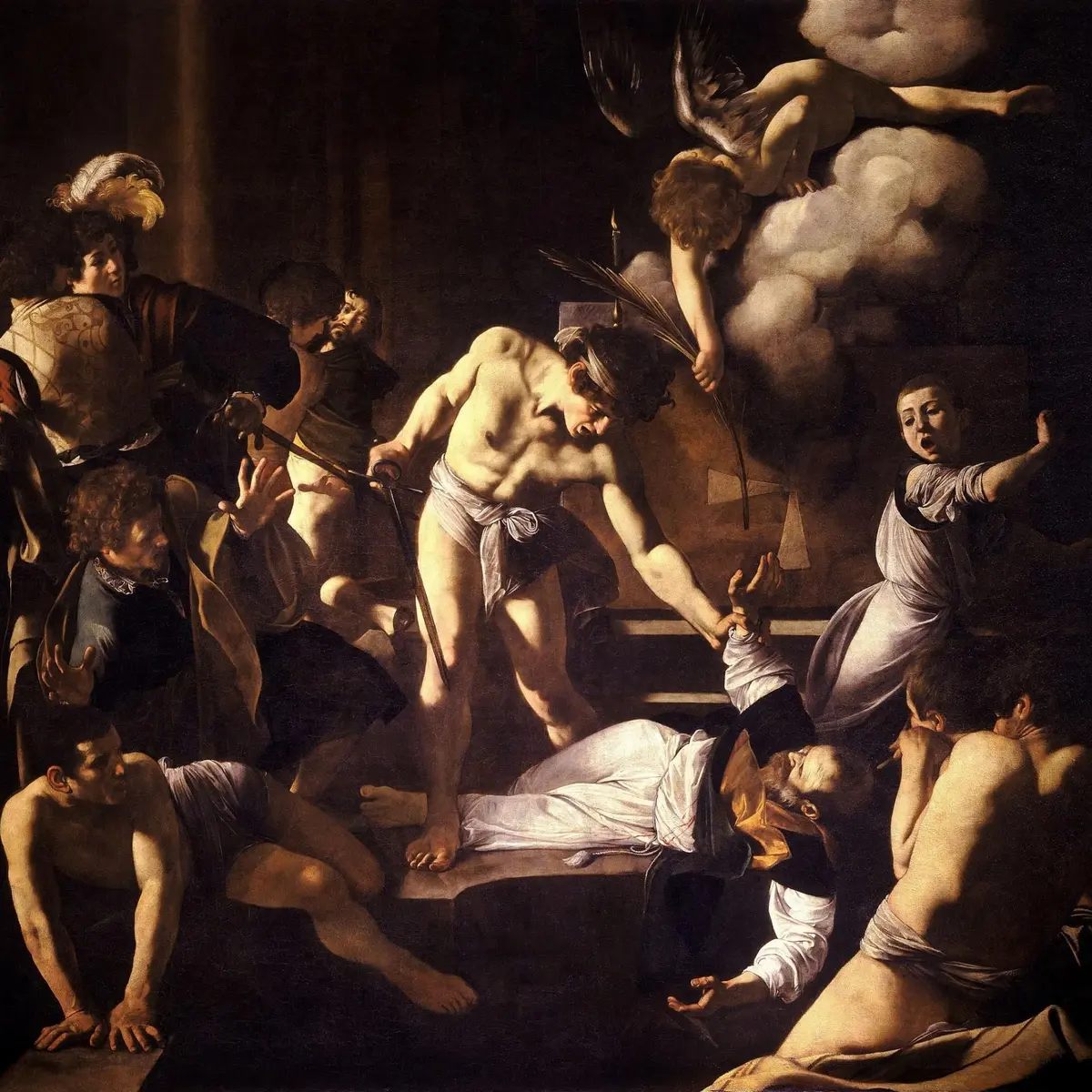 Caravage : Le martyre de saint Matthieu