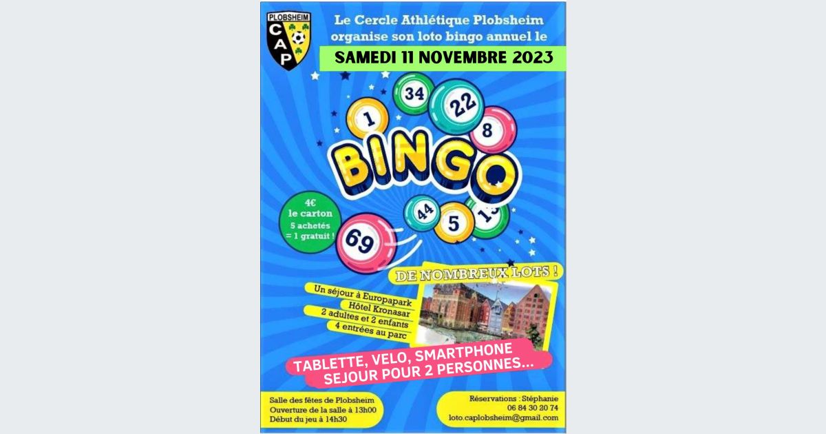 Super loto bingo : Loto a Plobsheim