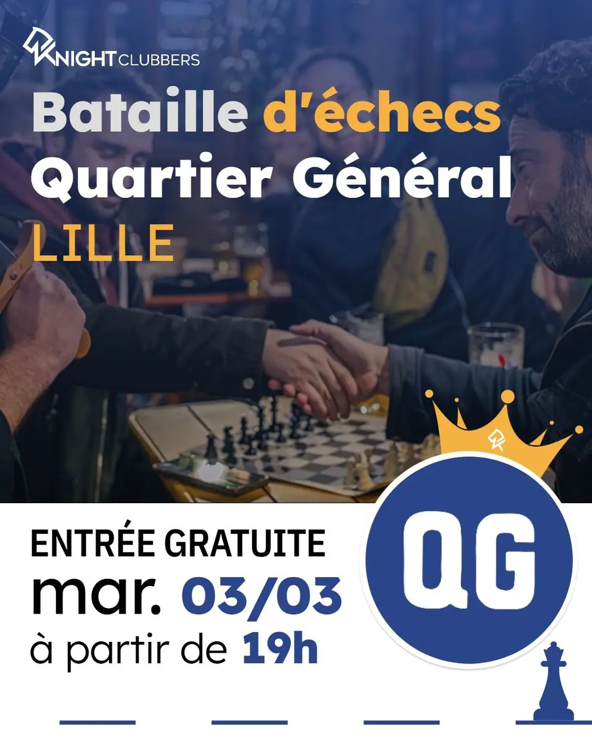 Bataille d'échecs au Quartier Général